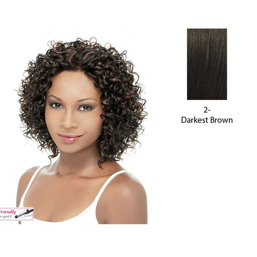 Brie Lace Front Wig,Darkest brown