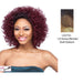 Coby Lace Front Wig,Two tone frost blend of dark auburn layer over strawberry blonde bottom