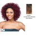 Coby Lace Front Wig,Two tone frost blend of dark auburn layer over dark honey blonde bottom