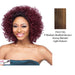 Coby Lace Front Wig,Streaked blend of medium brown, strawberry blonde, and light auburn