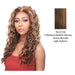 Destiny Lace Front Wig,Streaked blend of medium brown, strawberry blonde, and light auburn