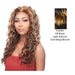 Destiny Lace Front Wig,Three tone blend with dark auburn on top and ends and bright copper center