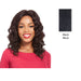 100% Remy Human Hair Full Lace Wig Blueberry,Black