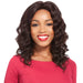 100% Remy Human Hair Full Lace Wig Blueberry,Dark brown