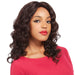100% Remy Human Hair Full Lace Wig Blueberry,Dark brown