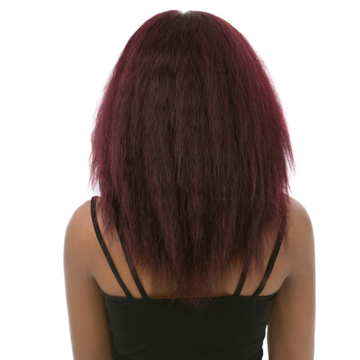 Full Lace Human Hair Wig_ Hh Mocha,Dark wine
