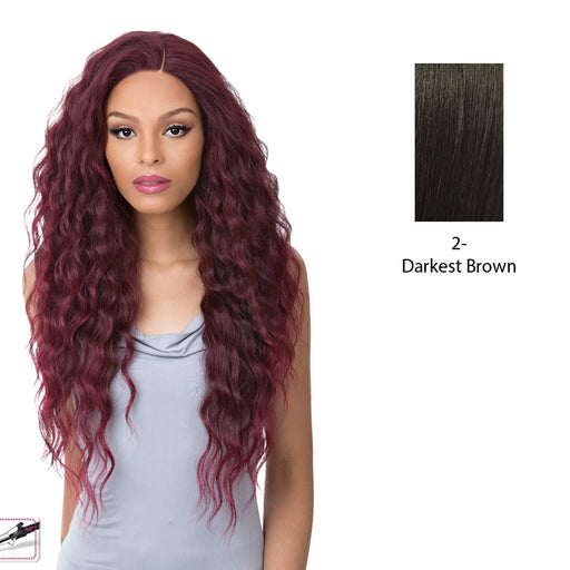 Wet N Wavy Full Lace Wig Selena,Darkest brown
