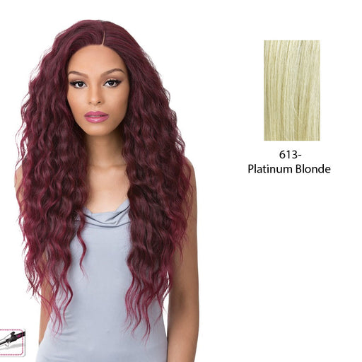 Wet N Wavy Full Lace Wig Selena,Platinum blonde