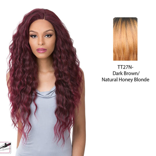 Wet N Wavy Full Lace Wig Selena,Two tone off black/strawberry blonde