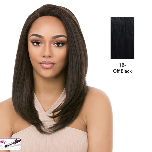 Synthetic Hair Lace Front Full Lace Wig_ Solar,Off Black