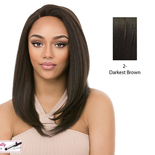 Synthetic Hair Lace Front Full Lace Wig_ Solar,Darkest Brown