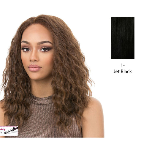 Synthetic Hair Lace Front Full Lace Wig_ Sun,Black