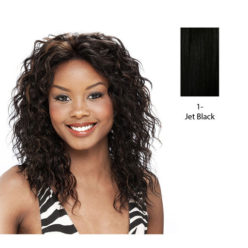 Human Hair Lace Front Wig_ Amber,Black