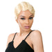 100% Human Hair Lace Front Wig - Hh Lace Finger Roll,Platinum Blonde