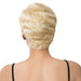 100% Human Hair Lace Front Wig - Hh Lace Finger Roll,Platinum Blonde