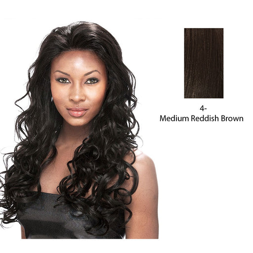 100% Human Hair Lace Front Wig - Hh Lace Kanya,Dark Brown