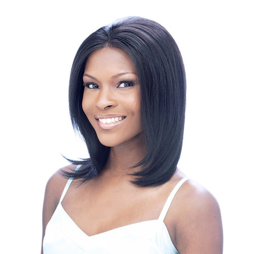 100% Human Lace Front Wig - Lace Hh Pearl,Off Black