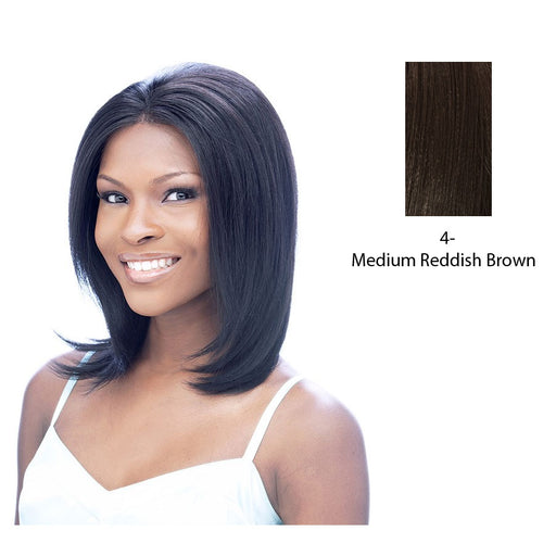 100% Human Lace Front Wig - Lace Hh Pearl,Dark Brown