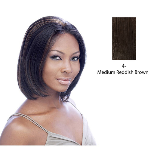100% Human Hair Lace Front Wig Hh Lace Topaz,Dark Brown