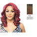 Lace Front Wig Lace Jodi,Dark Brown Roots With Light Auburn