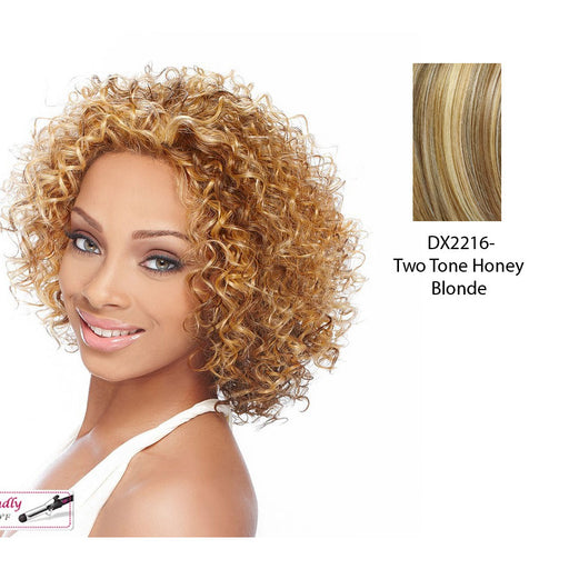 Natasha Synthetic Lace Front Wig,Two Tone Frost Blend Of Strawberry Blonde Layer Over With Honey Blonde Bottom