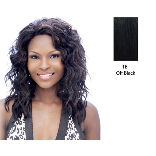 Lace Sweet Lace Front Synthetic Wig,Off Black