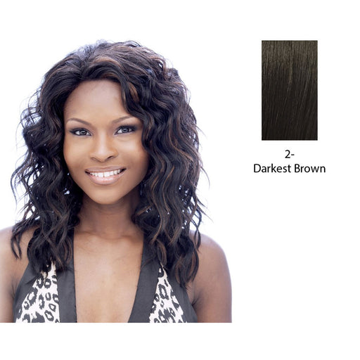 Lace Sweet Lace Front Synthetic Wig,Darkest Brown