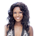 Lace Sweet Lace Front Synthetic Wig,Off Black Base With Light Auburn Highlights