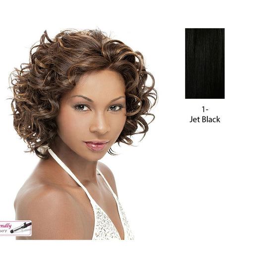 Iron Friendly Lace Front Wig Tina,Black