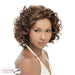 Iron Friendly Lace Front Wig Tina,Medium Brown Base With Strawberry Blonde Highlights