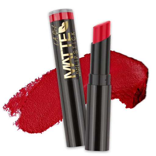 LA Girl Matte Flat Velvet Lipstick, Relentless, GLC809