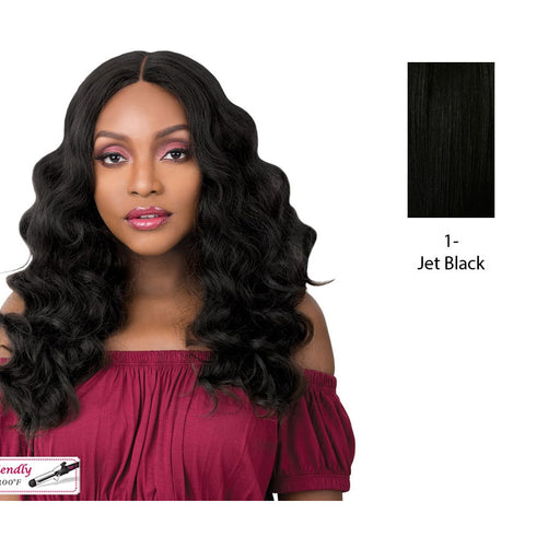 Iron Friendly Synthetic Wig - Laila,Black
