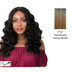 Iron Friendly Synthetic Wig - Laila,Dark Brown Roots With Strawberry Blonde