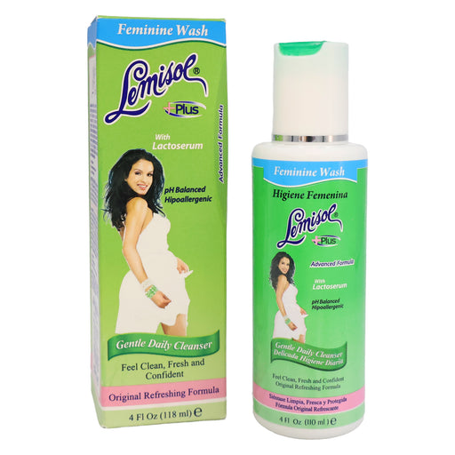 Lemisol Plus Feminine Wash Gentle Daily Cleanser, 4 Oz.