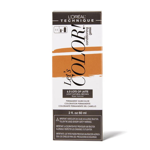 L'Oreal Lets Color 6.0 Lots Of Latte, 2 Oz.