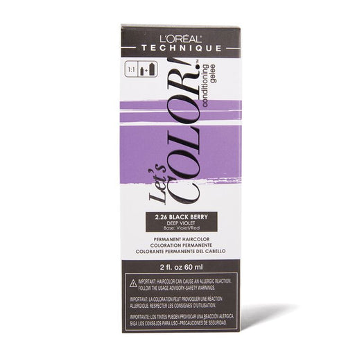 L'Oreal Lets Color 2.26 Black Berry, 2 Oz.