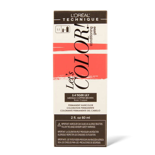L'Oreal Lets Color 5.4 Tiger Lily, 2 Oz.