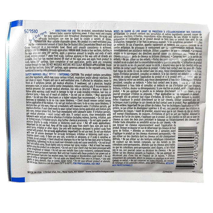 L'Oreal Quick Blue High Performance Powder Bleach, 1 Oz.