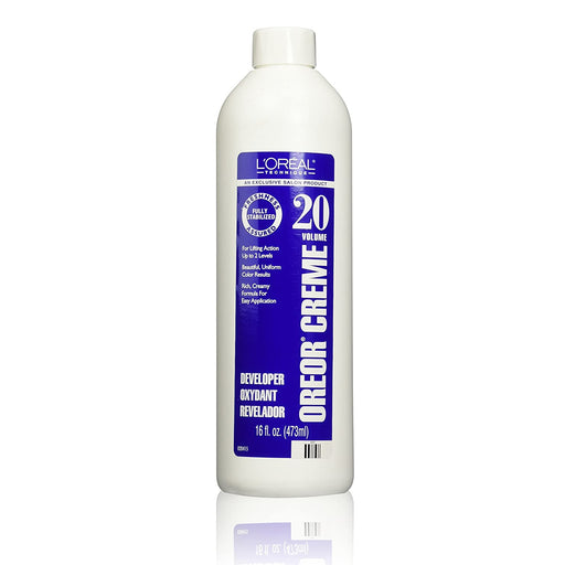L'Oreal Oreor Creme 20 Vol Developer, 16 Oz.