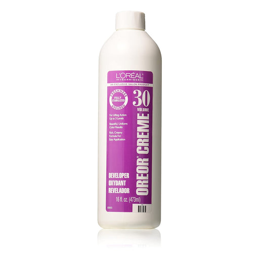 L'Oreal Oreor Creme 30 Vol Developer, 16 Oz.
