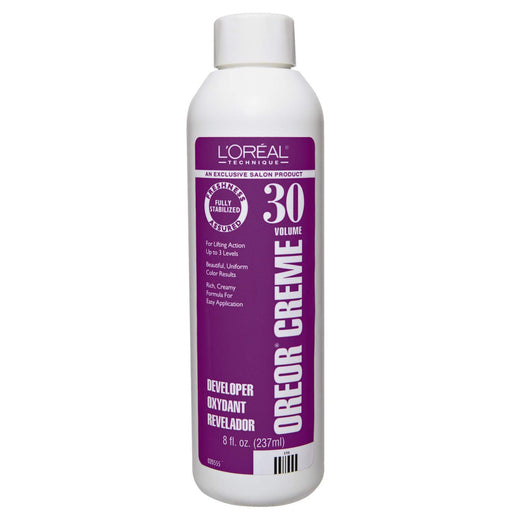 L'Oreal Oreor Creme 30 Vol Developer, 8 Oz.