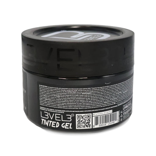 Level3 Hair Gel Tinted Black 8.5 Oz.