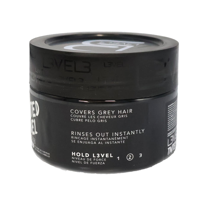 Level3 Hair Gel Tinted Black 8.5 Oz.