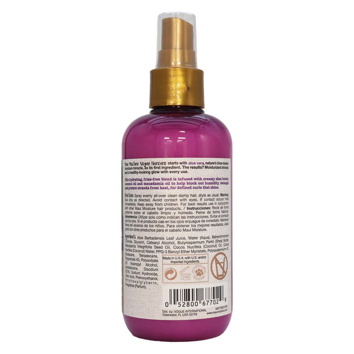Maui Moisture Frizz-Free Shea Butter Leave-in Conditioning Mist, 8 Oz.