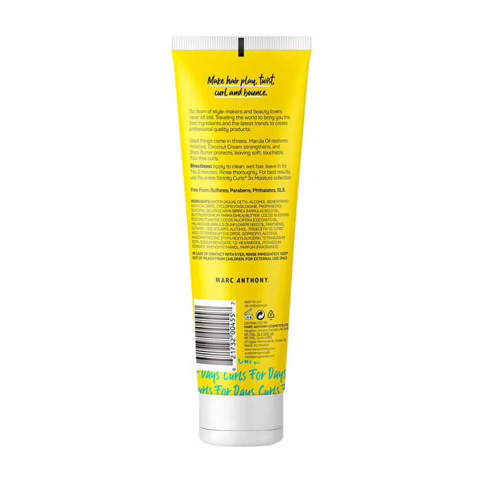 Marc Anthony Strictly Curls 3X Moisture Triple Blend Conditioner, 8.4 Oz.