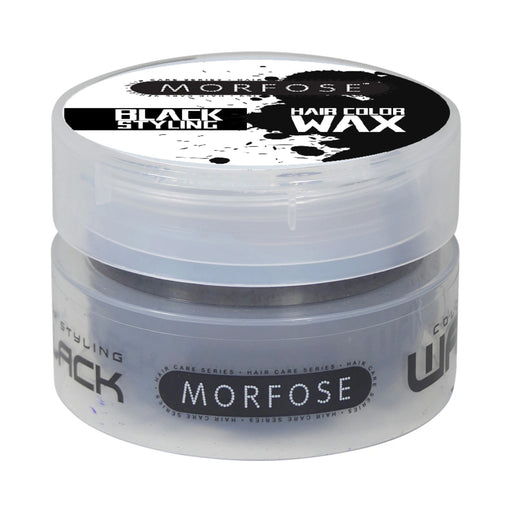 Morfose Ossion Hair Color Wax, Black, 3.38 oz 100ml