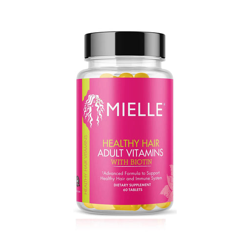 Mielle Organics Healthy Hair Adult Vitamin Gummies with Biotin - Berry - 60ct