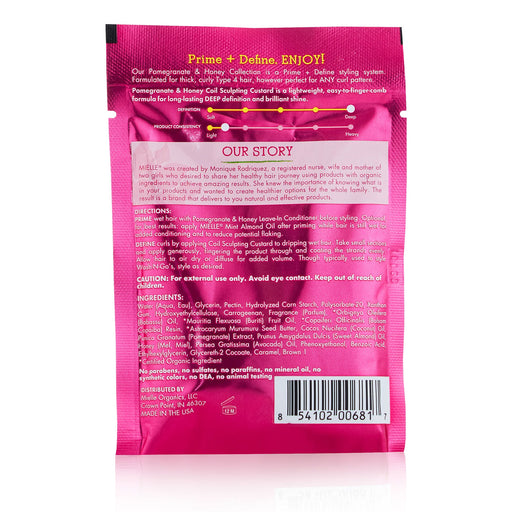 Mielle Pomegranate Honey Coil Sculpting Custard, 1.75 Oz.