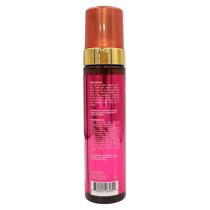 Mielle Pomegranate Honey Curl Defining Mousse with Hold, 7.5 Oz.