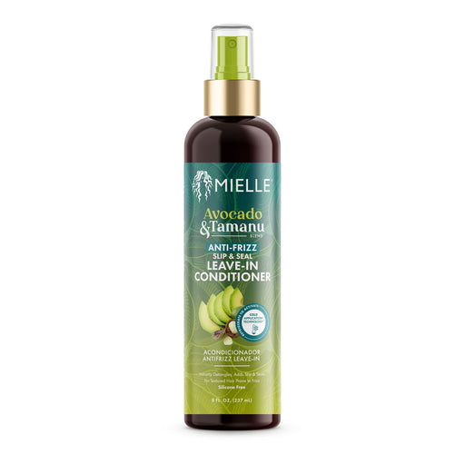 Mielle Avocado and Tamanu Anti Frizz Leave In Conditioner, 8 Oz.